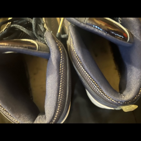 Nike Air Jordan 16 Retro "Midnight Navy" 2016 Men's Sz 13 White/Navy 683075-106 - Picture 3 of 8